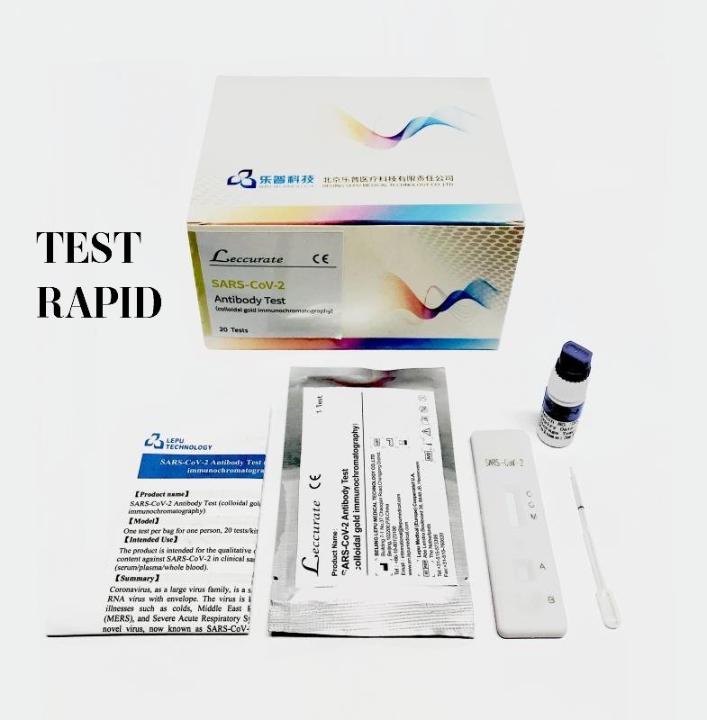 Teste rapide Anticorpi COVID-19 - KIT 20 teste