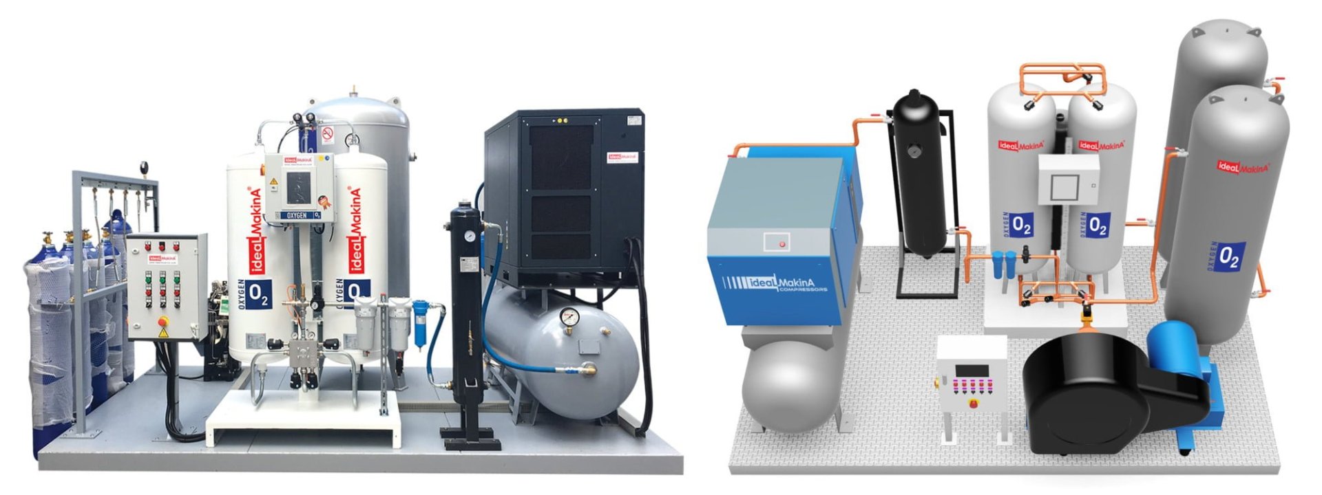 Oxigen - montat pe skid mobil